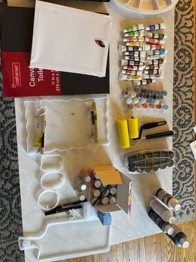 Arts & Crafts Mega Bundle – Epoxy Resin Molds, Paints, Canvases & More!